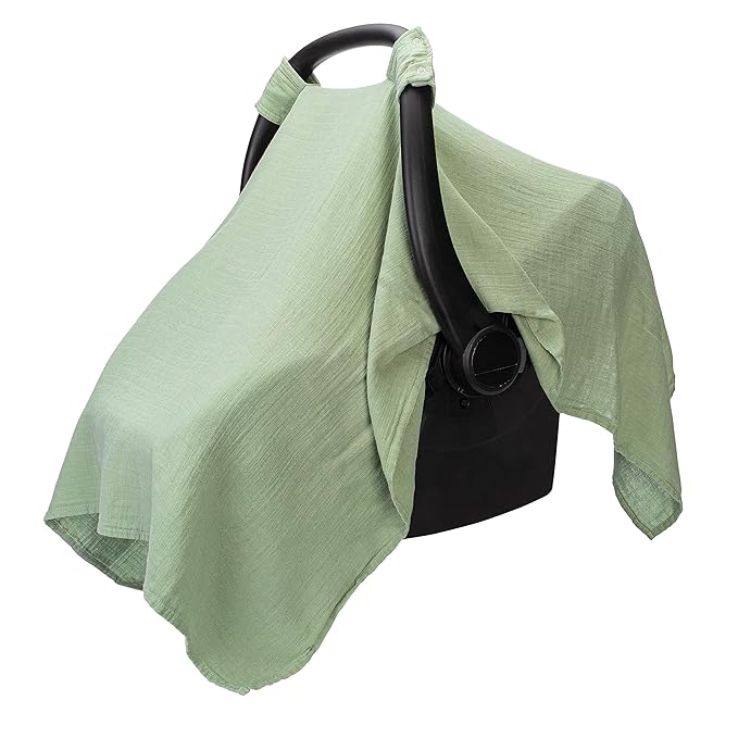 Baby stroller muslin cover for daily outdoor use