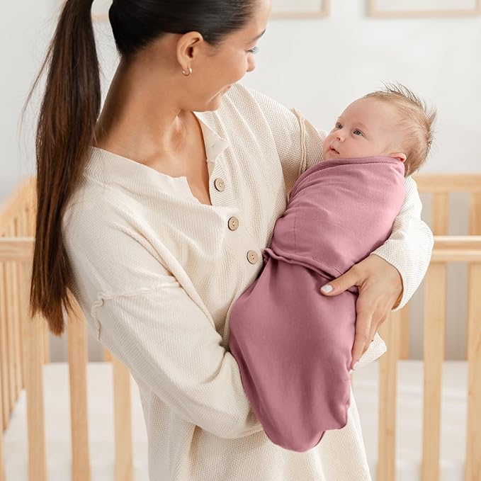 100% Cotton Baby Swaddle Blanket, Easy to Fold and Wrap