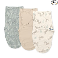 Baby Swaddle 100% Cotton Improves Sleep & Calms Startle Reflex