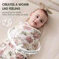 Baby Swaddle Wrap with Snug and Secure Fit for Peaceful Sleep
