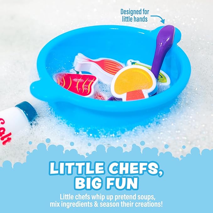 Baby water play toy for bath time routine