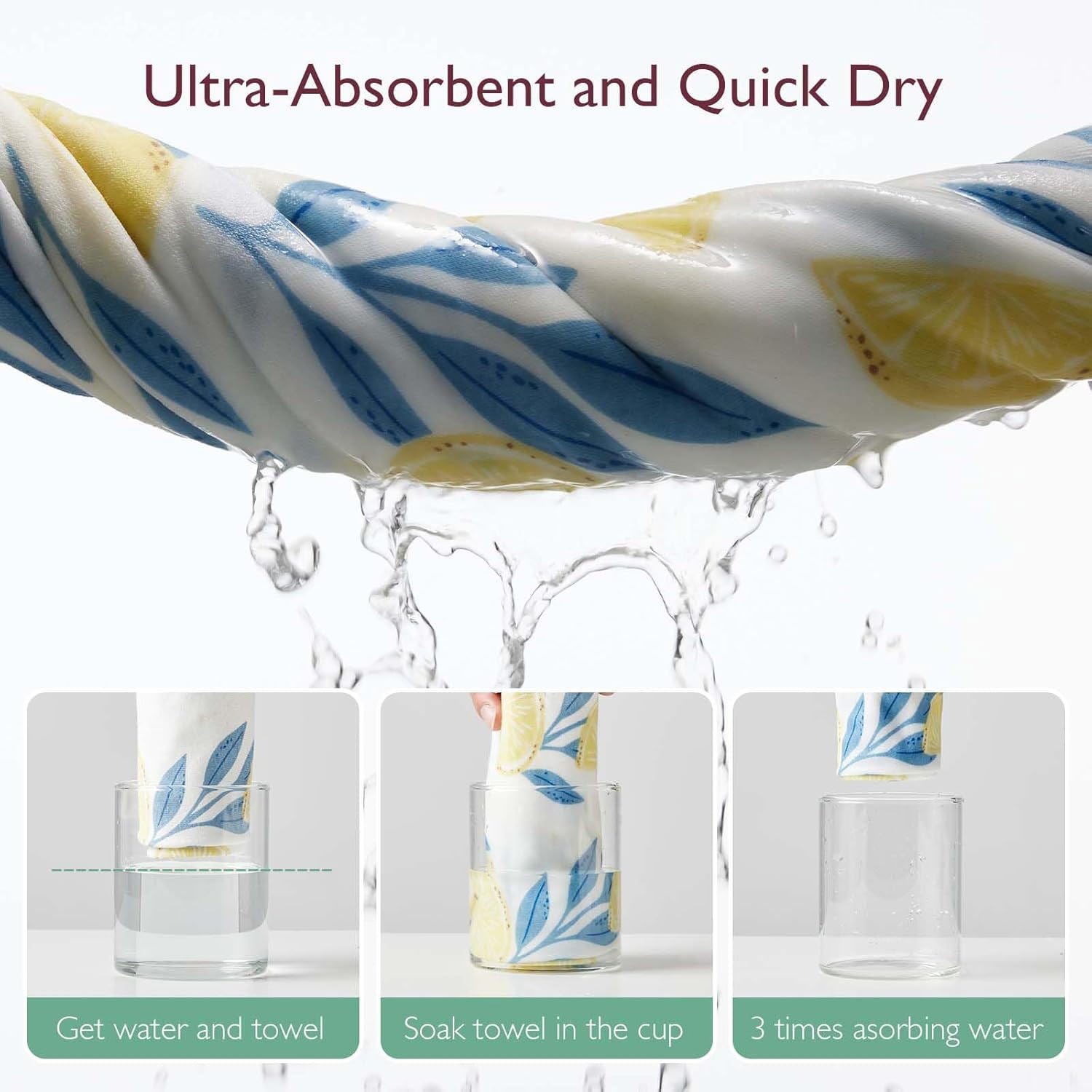 Hooded baby bath towel neatly packaged for gifting or storage