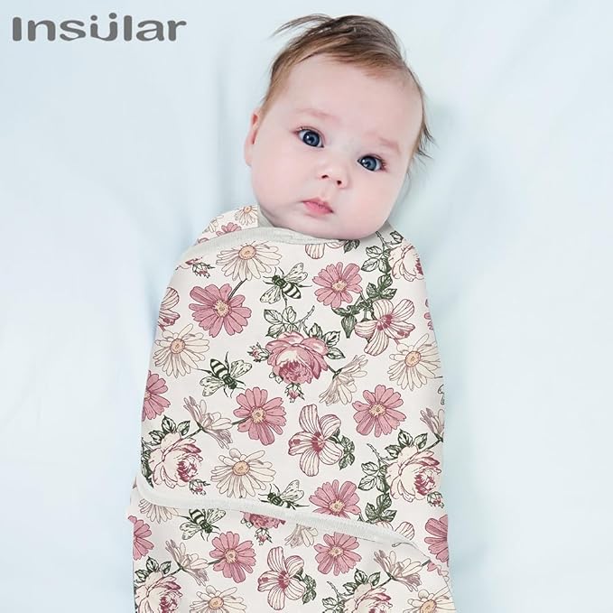 Newborn Baby Comfortably Swaddled in Soft Baby Swaddle Blanket