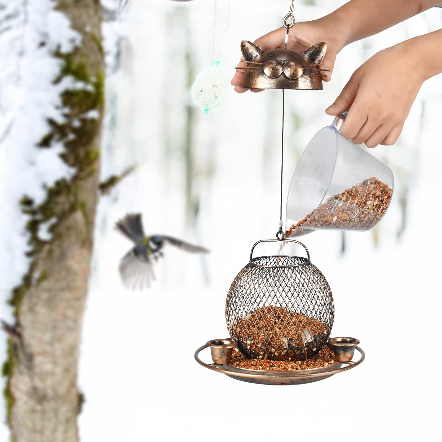 Finch and Sparrow Garden Feeder