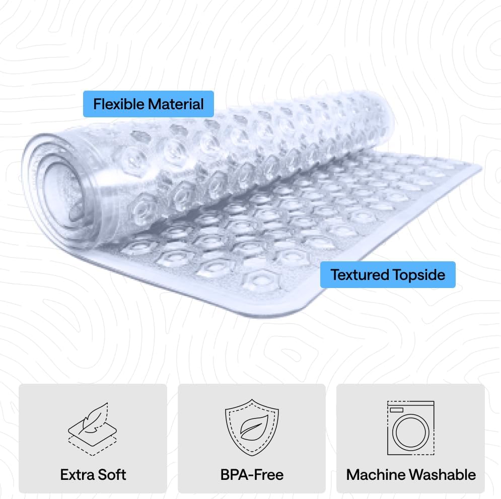 Bath Tub Shower Mat in Use – Comfortable and Secure Bathing Experience