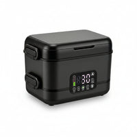 Battery powered electric meal warmer for portable use