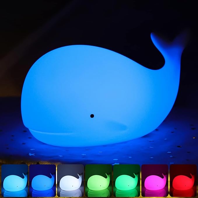 Silicone LED Night Light For Bedroom And Nursery Use