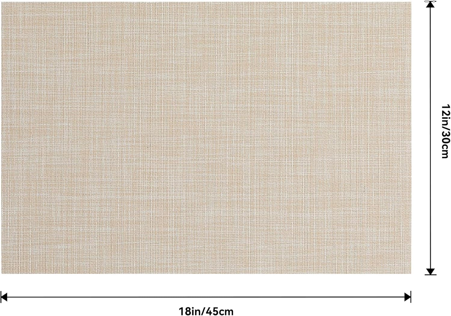 Flexible PVC Vinyl Table Mats Set of 4