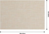 Flexible PVC Vinyl Table Mats Set of 4