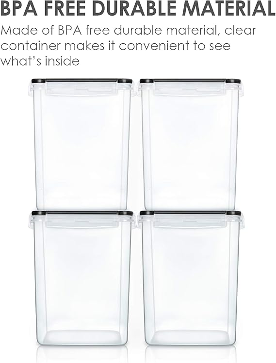 Modern food storage containers for organized kitchens