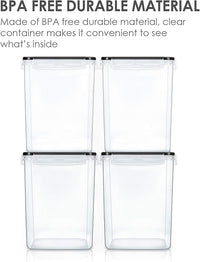 Modern food storage containers for organized kitchens