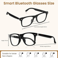 Bluetooth Smart Glasses Built In Microphone Calling Feature