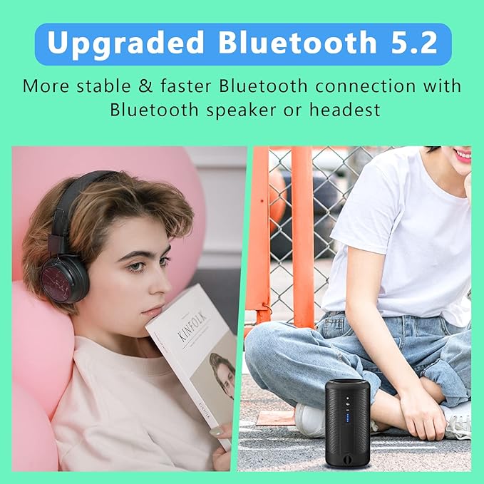 Bluetooth MP3 Player with FM Radio and Voice Recorder, perfect for on-the-go entertainment
