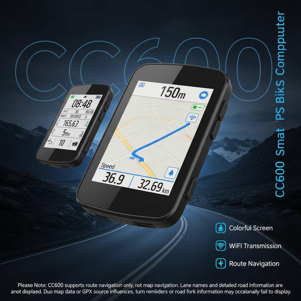 Bluetooth and WiFi bike computer for ride data
