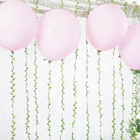 Botanical greenery wall decor for baby room jungle theme