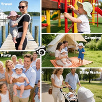 Breathable and lightweight baby sun hat for 0-4T, perfect for outdoor play.