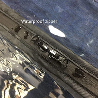 Breathable baby stroller rain cover for side by side strollers