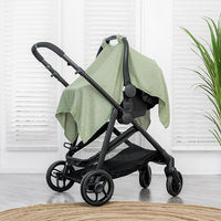 Breathable Muslin Cotton and Bamboo Rayon Baby Car Seat Cover