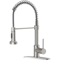 Stainless Steel Single Handle Kitchen Sink Faucet