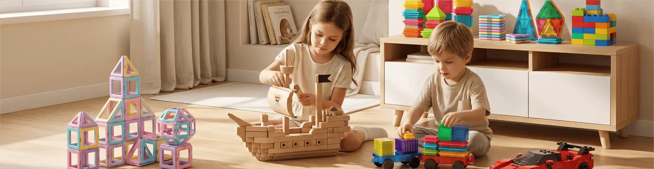 Magnetic Building Blocks