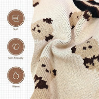 Button Up Knit Pet Cardigan For Dogs And Cats