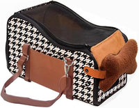 Car center console pet carrier for small dogs and cats