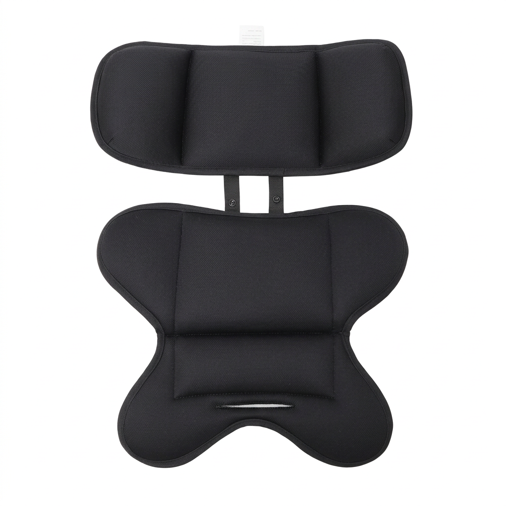 Universal car seat insert for Doona, Graco Snugride, Chicco Keyfit, Britax, Evenflo, providing head and body support for newborns.