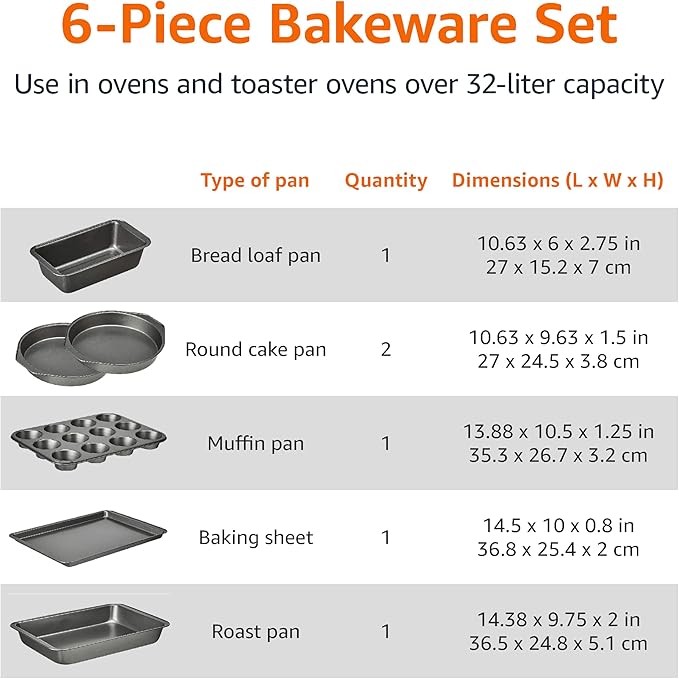 Easy Release Nonstick Bakeware Collection