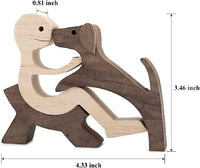 Man and Dog Tabletop Sculpture for Home Office