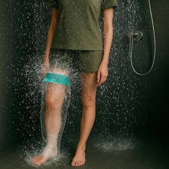 Reusable Shower Cast Cover for Leg