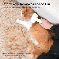 Close Up View Of Cat Brush Showing Soft Bristles For Safe Grooming