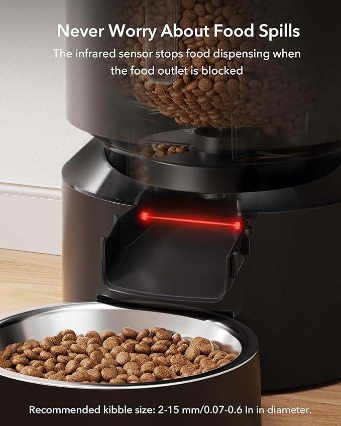 Cat Feeding Station With Covered Food Storage And Serving Tray