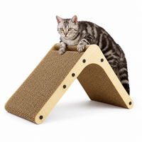 Side View of L-Shaped Cat Scratching Board
