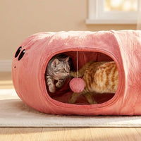 Cat Tunnel With Multiple Play Accessories For Indoor Cat