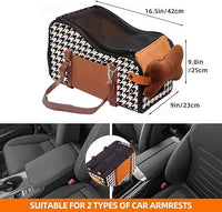 Cat car travel carrier with padded interior