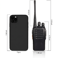 rechargeable walkie talkies with charging dock and battery