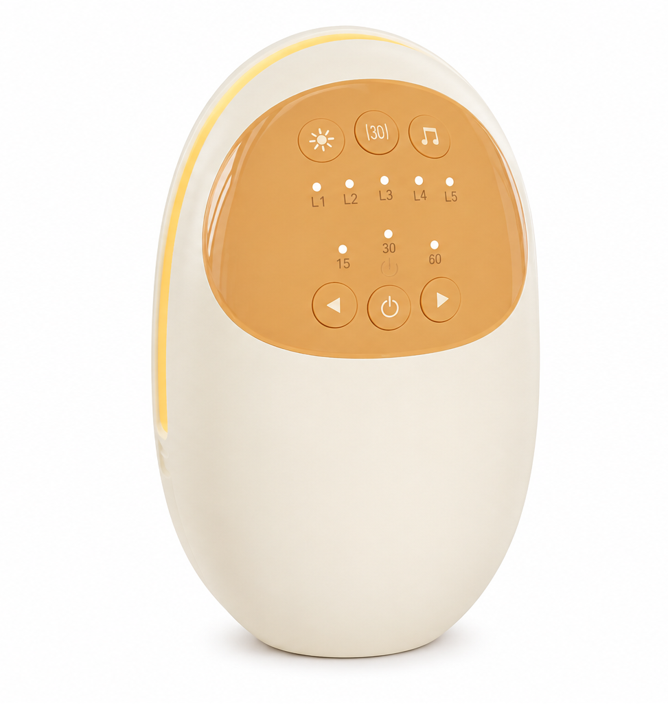 Portable White Noise Machine with Night Light, 5 Volume Levels and Timer, Designed as a Newborn White Noise Machine for White Noise for Infants
