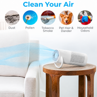 PureZone Mini Portable Air Purifier – True HEPA 13 & Activated Carbon