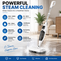 10-in-1 Steam Mop with Rotating Head – Multifunctional Steam Cleaner for Hard Floors
