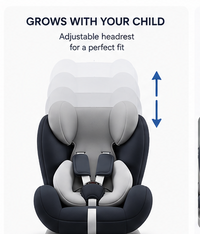 Child Car Seat Rear View With Harness Structure