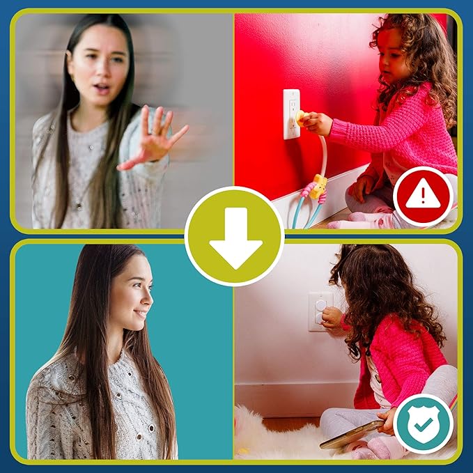 Childproof electrical socket covers for baby safety