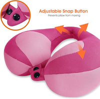 Children head support pillow for car seat travel