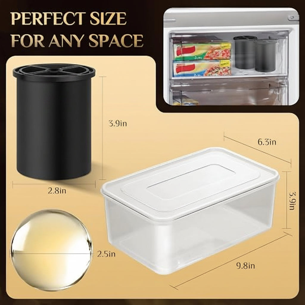 2.5-Inch Stainless Steel Round Ice Mold