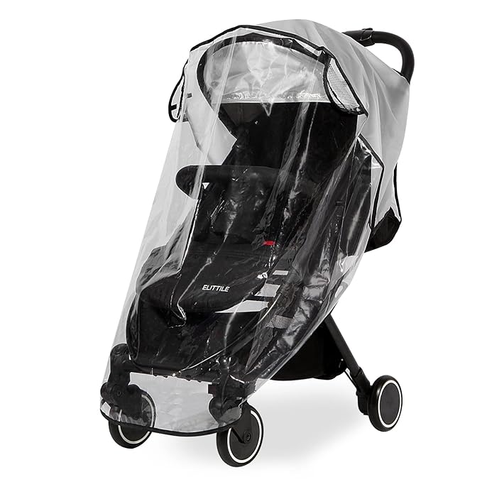 Clear Stroller Rain Cover Universal Waterproof Windproof Protection