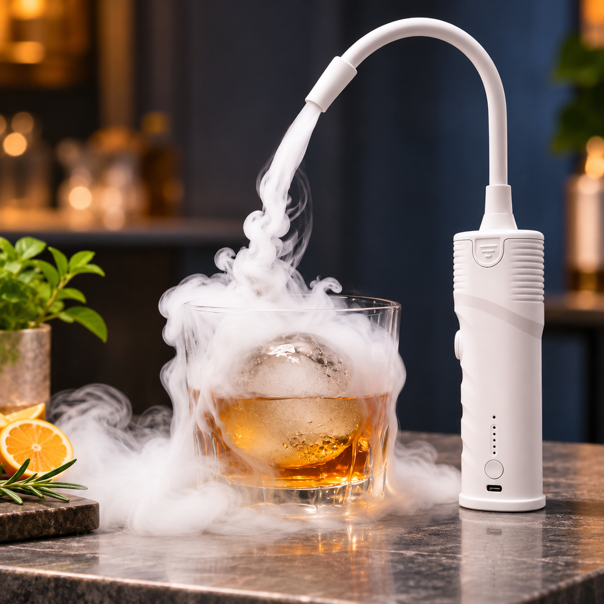 Portable Cold Smoking Tool for Food & Cocktails