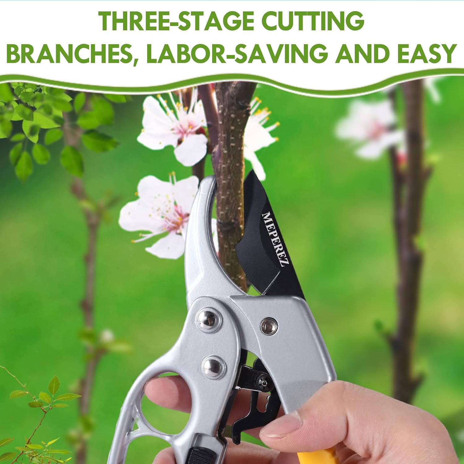 Comfort grip garden shears for home and balcony plants