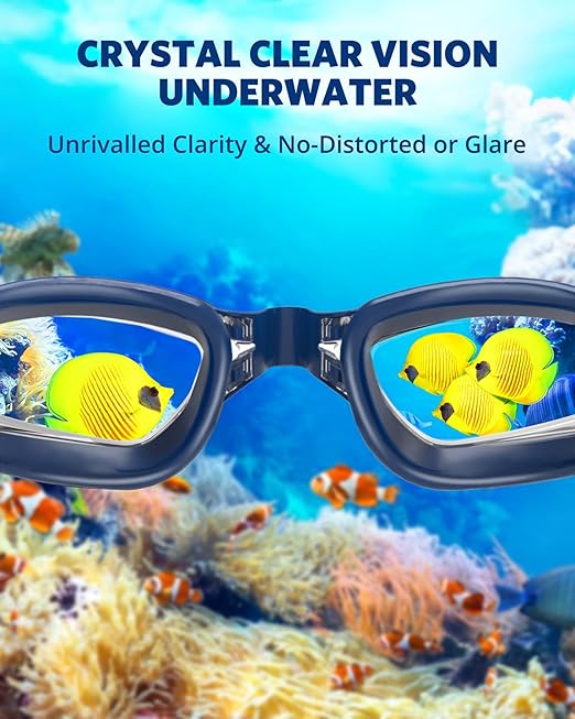Leak-Proof, Full Protection, Anti-Fog for Adult & Youth Swimmers