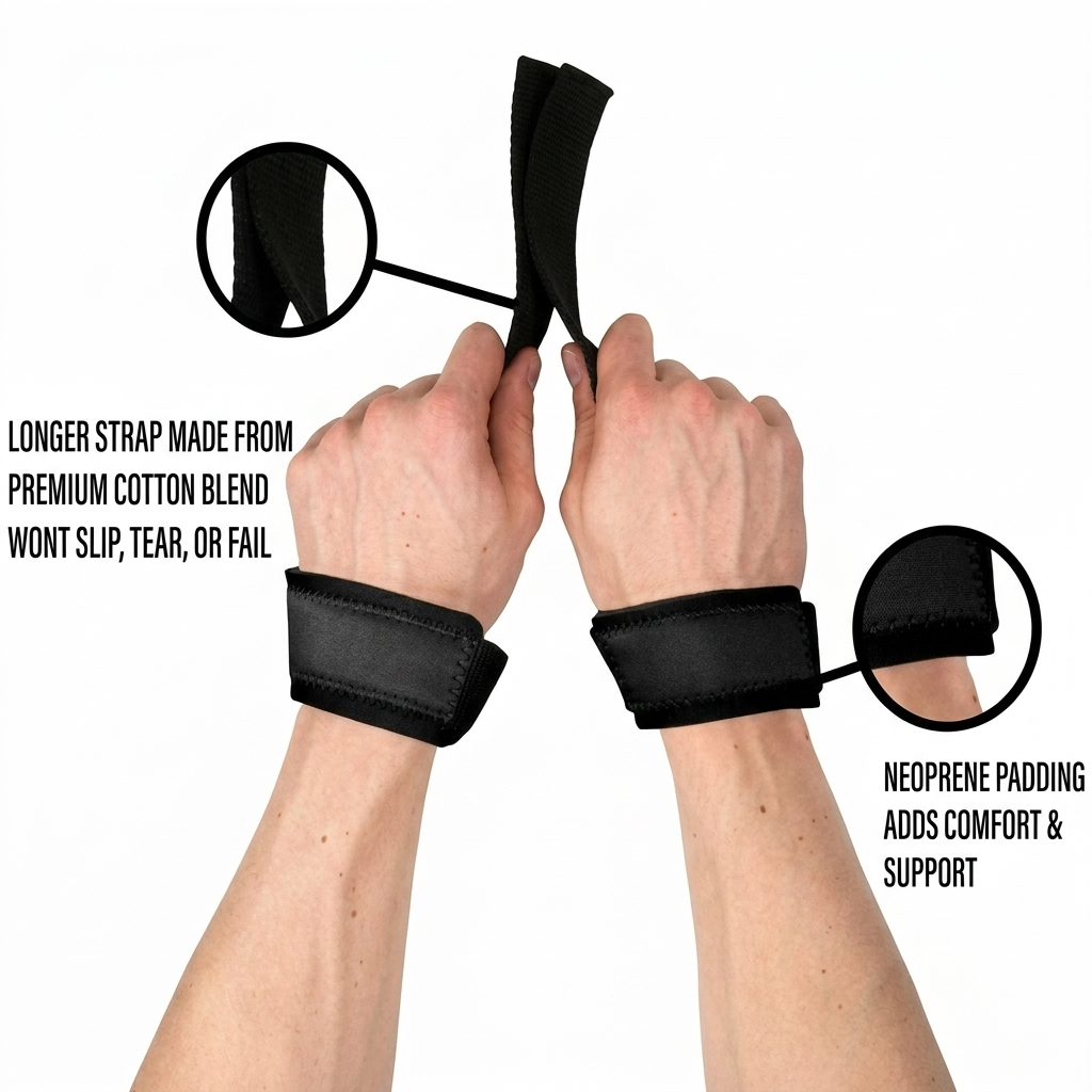 Adjustable Cotton Lifting Straps 