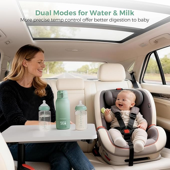 Compact Baby Bottle Warmer For Diaper Bag Use