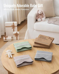 Compact portable changing pad, easy to fold and store in your diaper bag for travel.